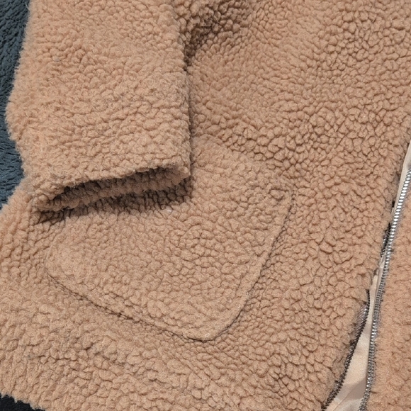 Cozy Tan Kids Jacket - Picture 2 of 4